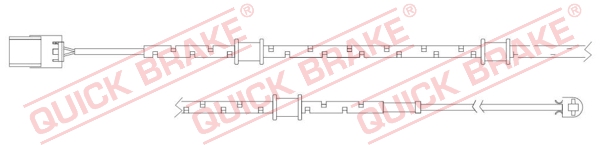Czujnik zużycia klocka